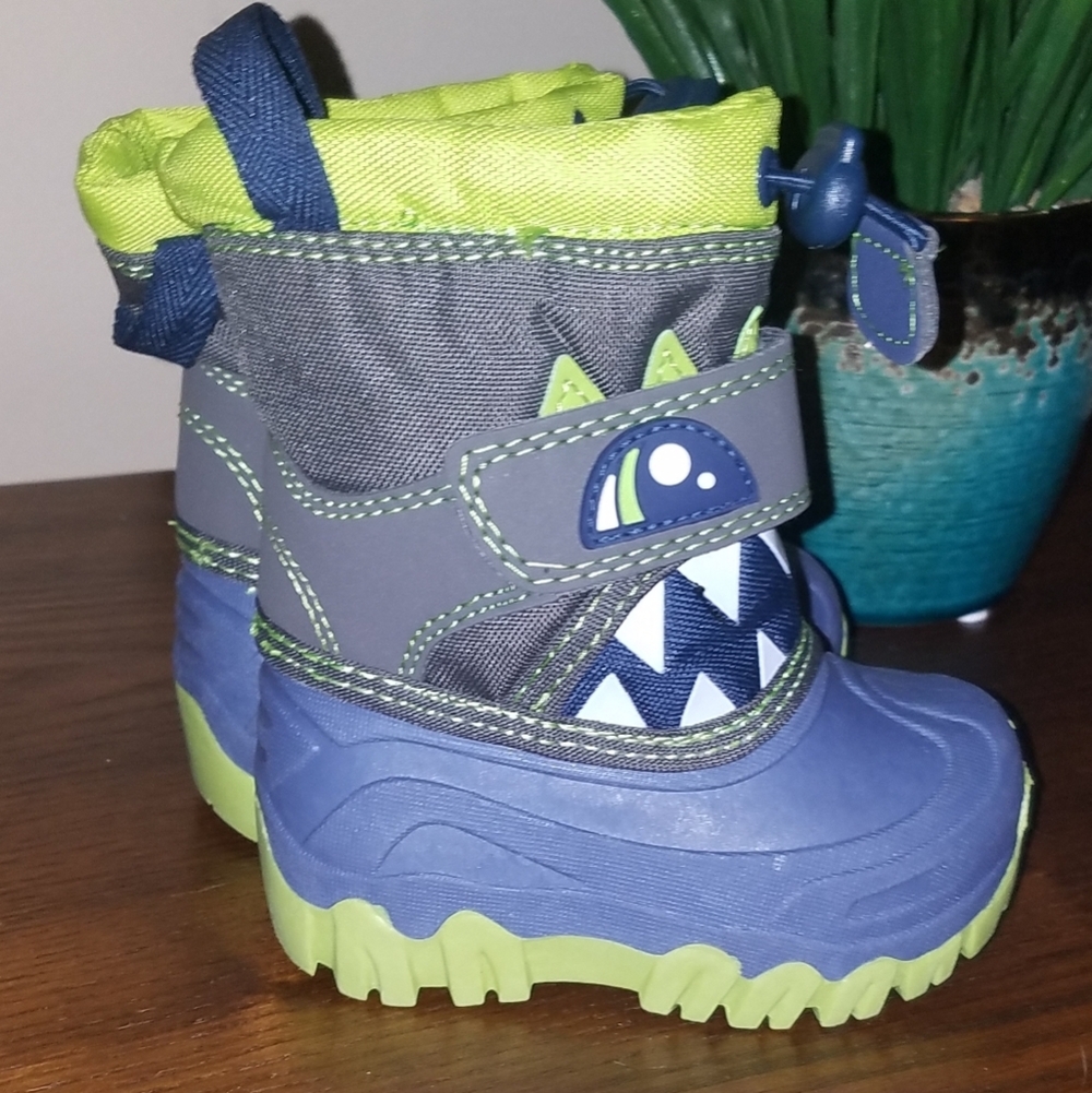 Cat & Jack Monster toddler winter boots (KB1) - Picture 2 of 5